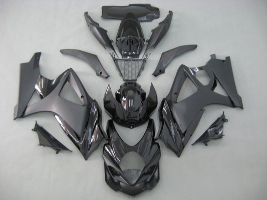 Amotopart 2007-2008 GSXR1000 SUZUKI Cladding Black Kit