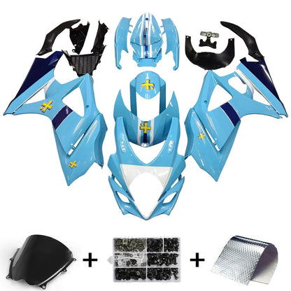 Carene 2007-2008 Suzuki GSXR 1000 Blu Rizla Generico