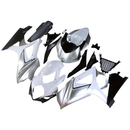 Carene 2007-2008 Suzuki GSXR 1000 Argento GSXR Racing Generico