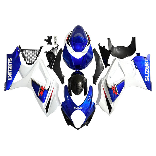 Carene 2007-2008 Suzuki GSXR 1000 Blu &amp; Bianco GSXR Generico