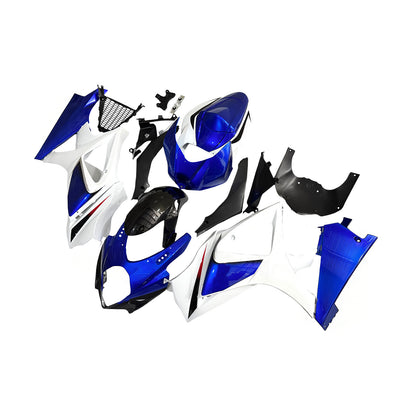 Carene 2007-2008 Suzuki GSXR 1000 Blu &amp; Bianco GSXR Generico