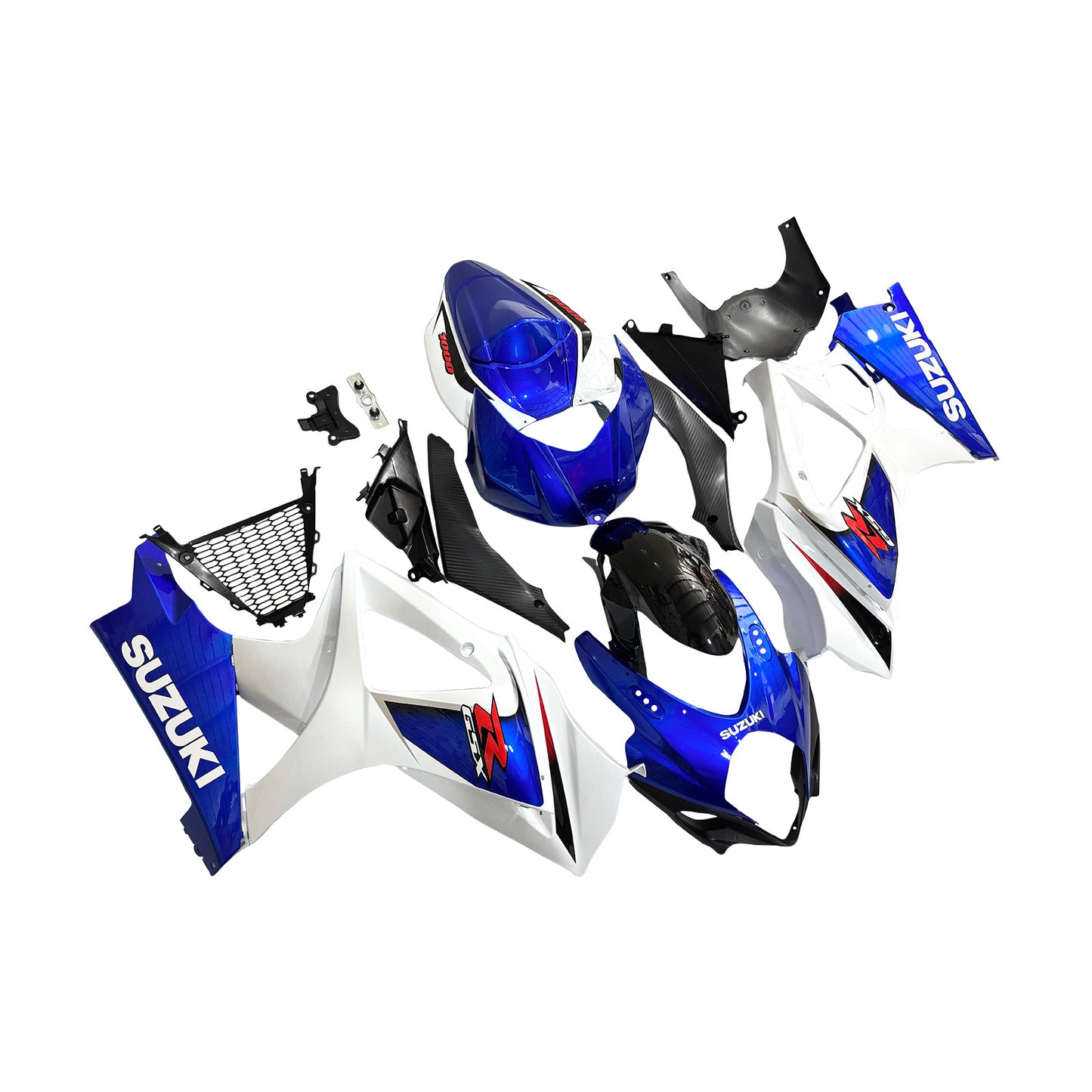 Carene 2007-2008 Suzuki GSXR 1000 Blu &amp; Bianco GSXR Generico