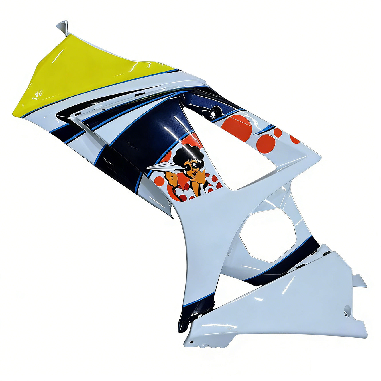 Carene 2007-2008 Suzuki GSXR 1000 Multi-Color pepephone Racing Generico