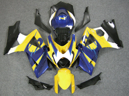 Carene 2007-2008 Suzuki GSXR 1000 Giallo e Blu Alstare Generico