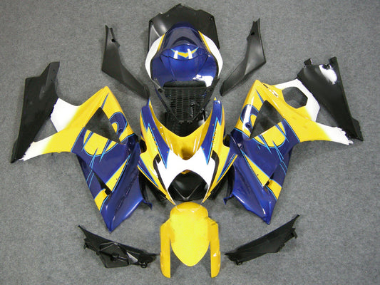 Carene 2007-2008 Suzuki GSXR 1000 Giallo e Blu Alstare Generico