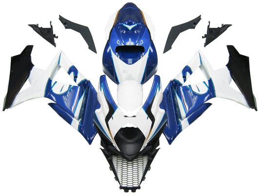 Carene 2007-2008 Suzuki GSXR 1000 Bianco Blu Alstare Corona Racing Generico