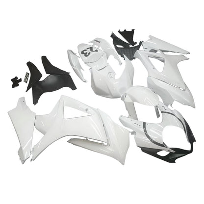 Carene 2007-2008 Suzuki GSXR 1000 Bianco Nero Jordan Racing Generico