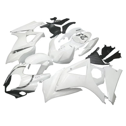 Carene 2007-2008 Suzuki GSXR 1000 Bianco Nero Jordan Racing Generico