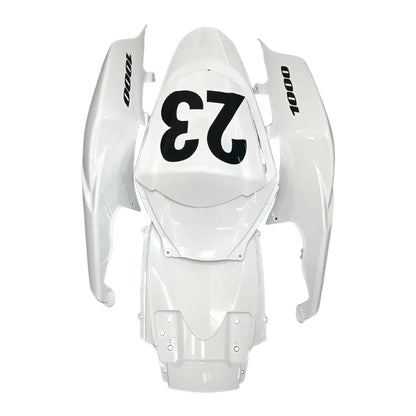 Carene 2007-2008 Suzuki GSXR 1000 Bianco Nero Jordan Racing Generico