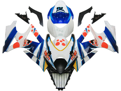 Carene 2007-2008 Suzuki GSXR 1000 Pepephone multicolore No.76 Generico
