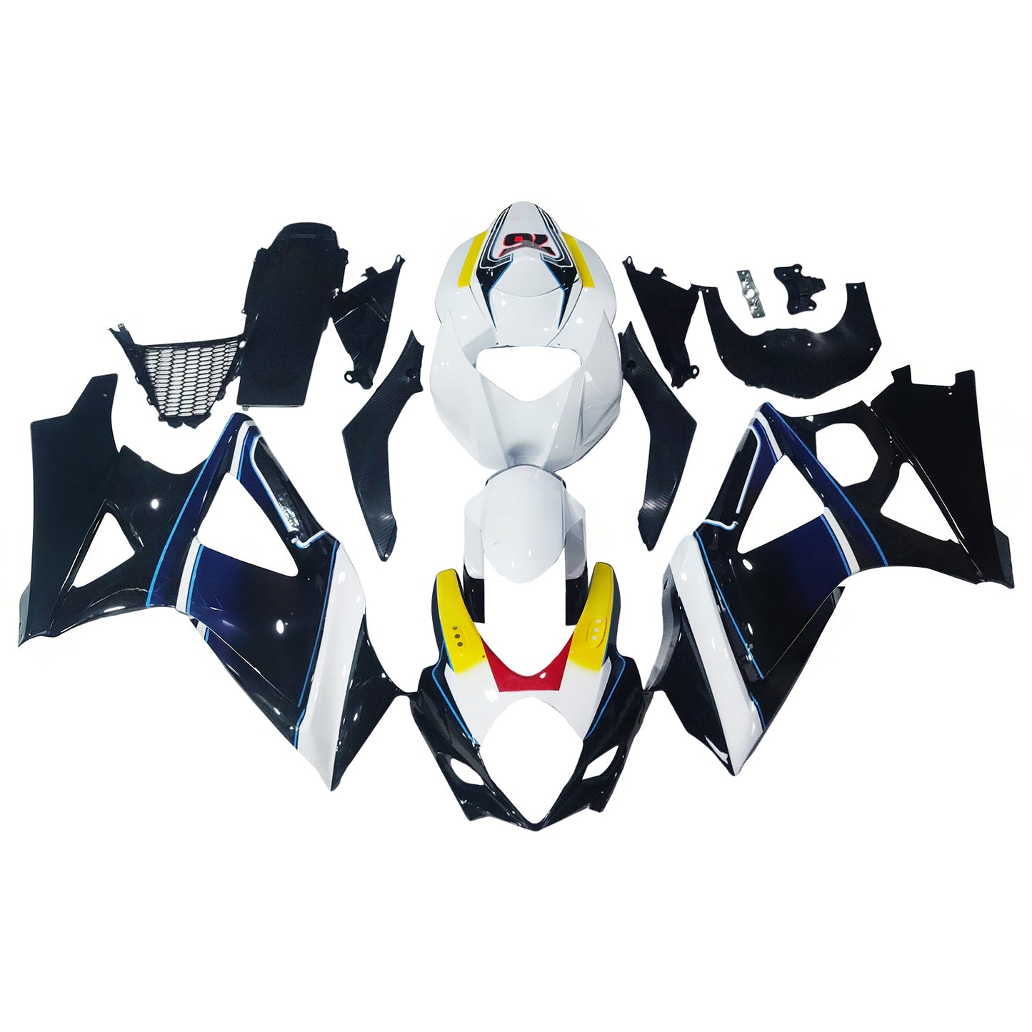Carene 2007-2008 Suzuki GSXR 1000 Multi-Color Brux Racing Generico