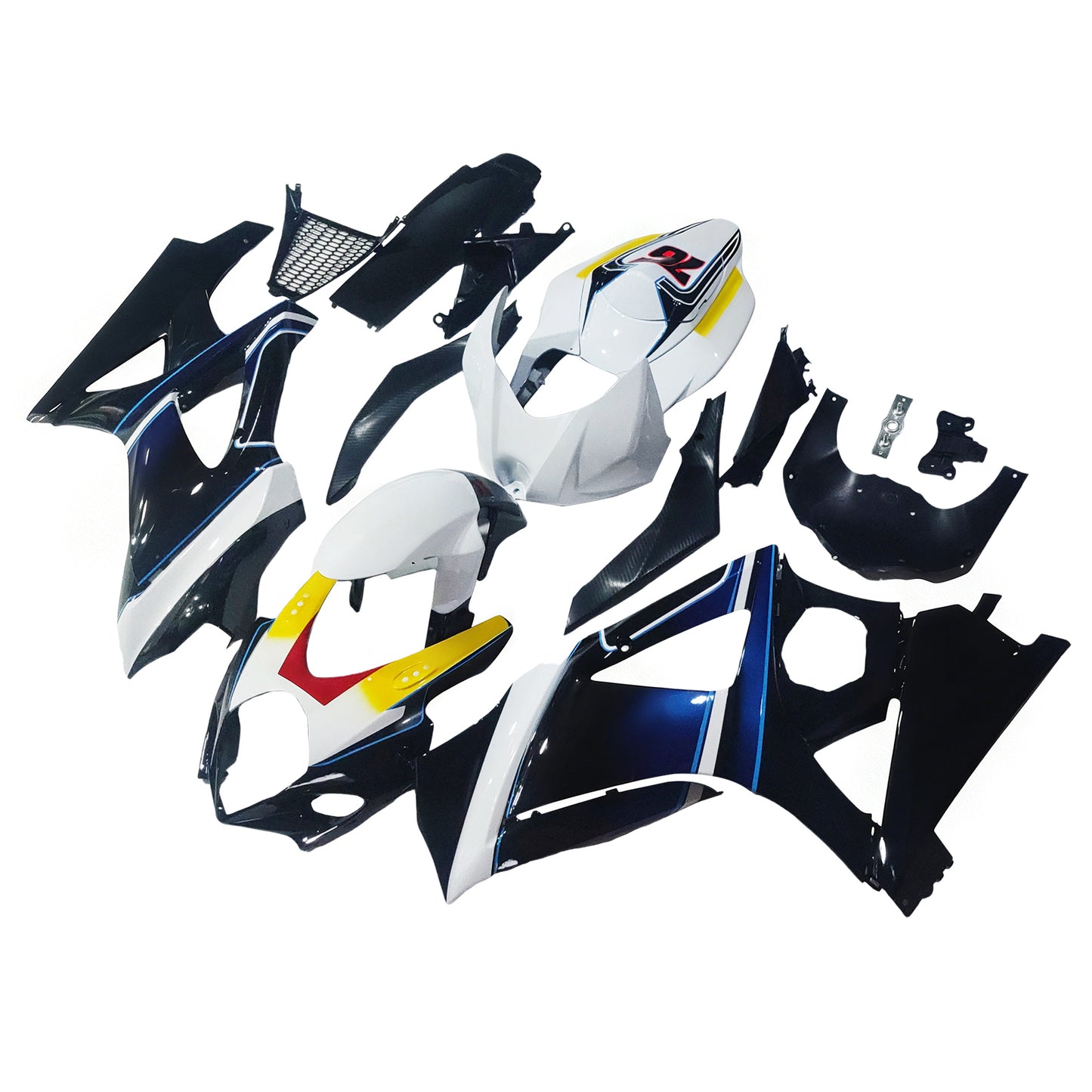 Carene 2007-2008 Suzuki GSXR 1000 Multi-Color Brux Racing Generico