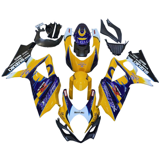 Carene 2007-2008 Suzuki GSXR 1000 Giallo Blu Alstare Corona Generico