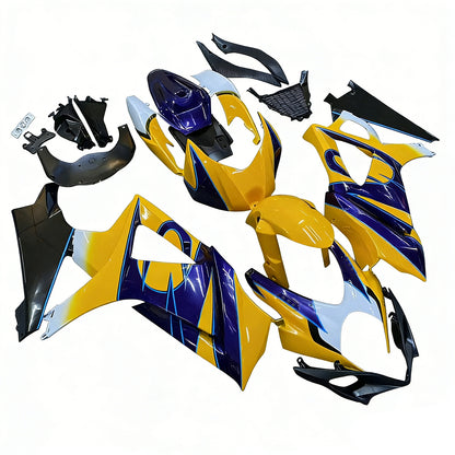 Carene 2007-2008 Suzuki GSXR 1000 Giallo Blu Alstare Corona Racing Generico
