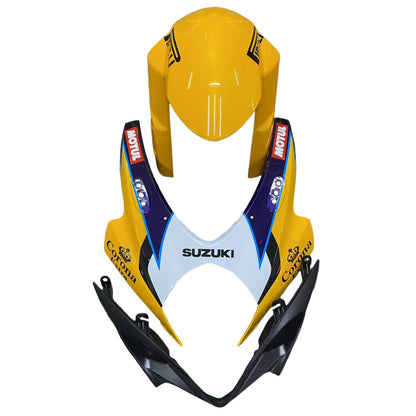 Per GSXR1000 2007-2008 Carrozzeria Carena Giallo ABS Stampato ad iniezione Plastica Set Generico