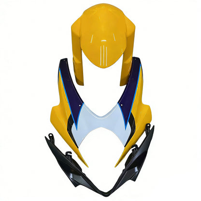 Per GSXR1000 2007-2008 Carrozzeria Carena Giallo ABS Stampato ad iniezione Plastica Set Generico