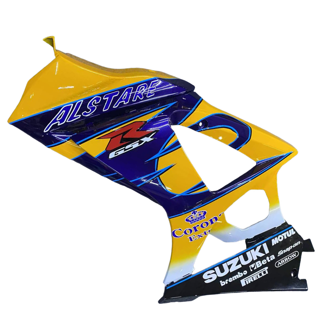Per GSXR1000 2007-2008 Carrozzeria Carena Giallo ABS Stampato ad iniezione Plastica Set Generico