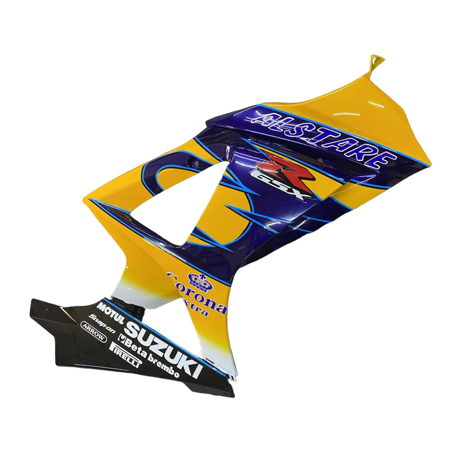 Per GSXR1000 2007-2008 Carrozzeria Carena Giallo ABS Stampato ad iniezione Plastica Set Generico