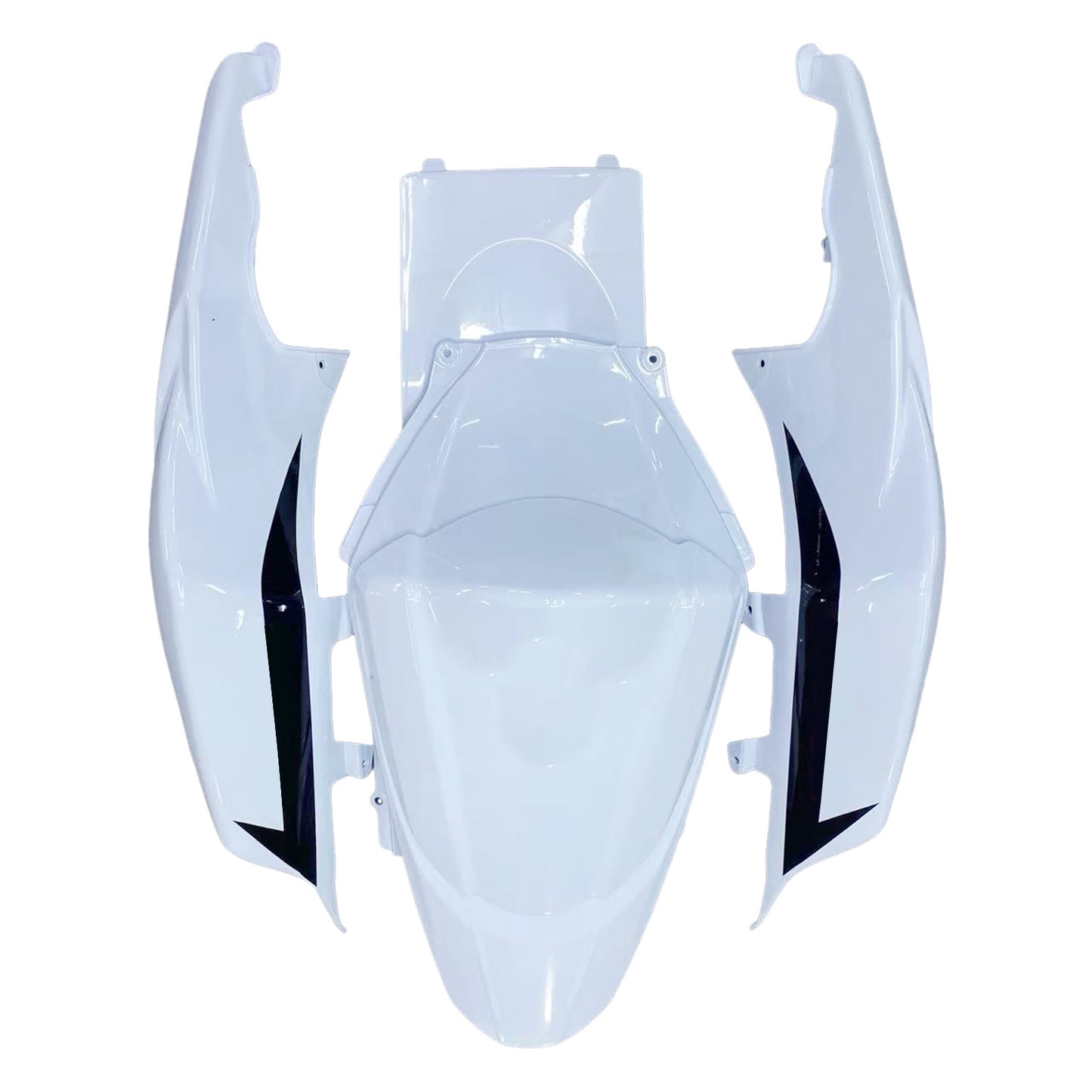 Carene 2007-2008 Suzuki GSXR 1000 Bianco &amp; Nero GSXR Generico