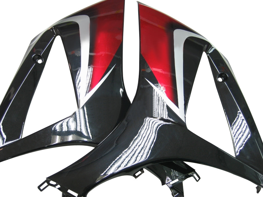 Per GSXR1000 2007-2008 Carrozzeria Carenatura ABS rosso Stampato ad iniezione Plastica Set Generico