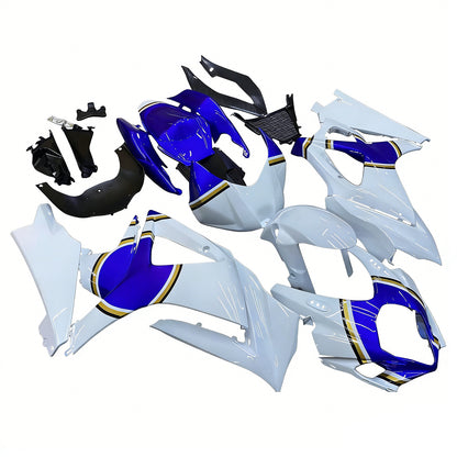 Carene 2007-2008 Suzuki GSXR 1000 White & Blue Lucky Strike Generic