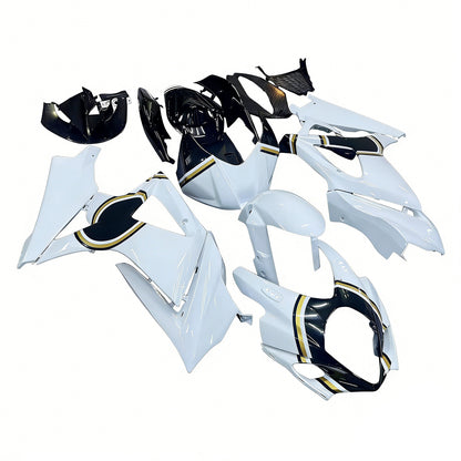 Carene 2007-2008 Suzuki GSXR 1000 Bianco Nero Oro Lucky Strike Generico