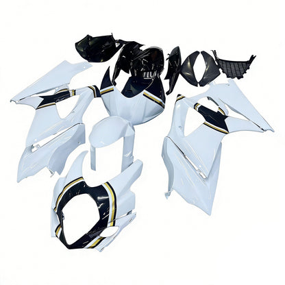 Carene 2007-2008 Suzuki GSXR 1000 Bianco Nero Oro Lucky Strike Generico