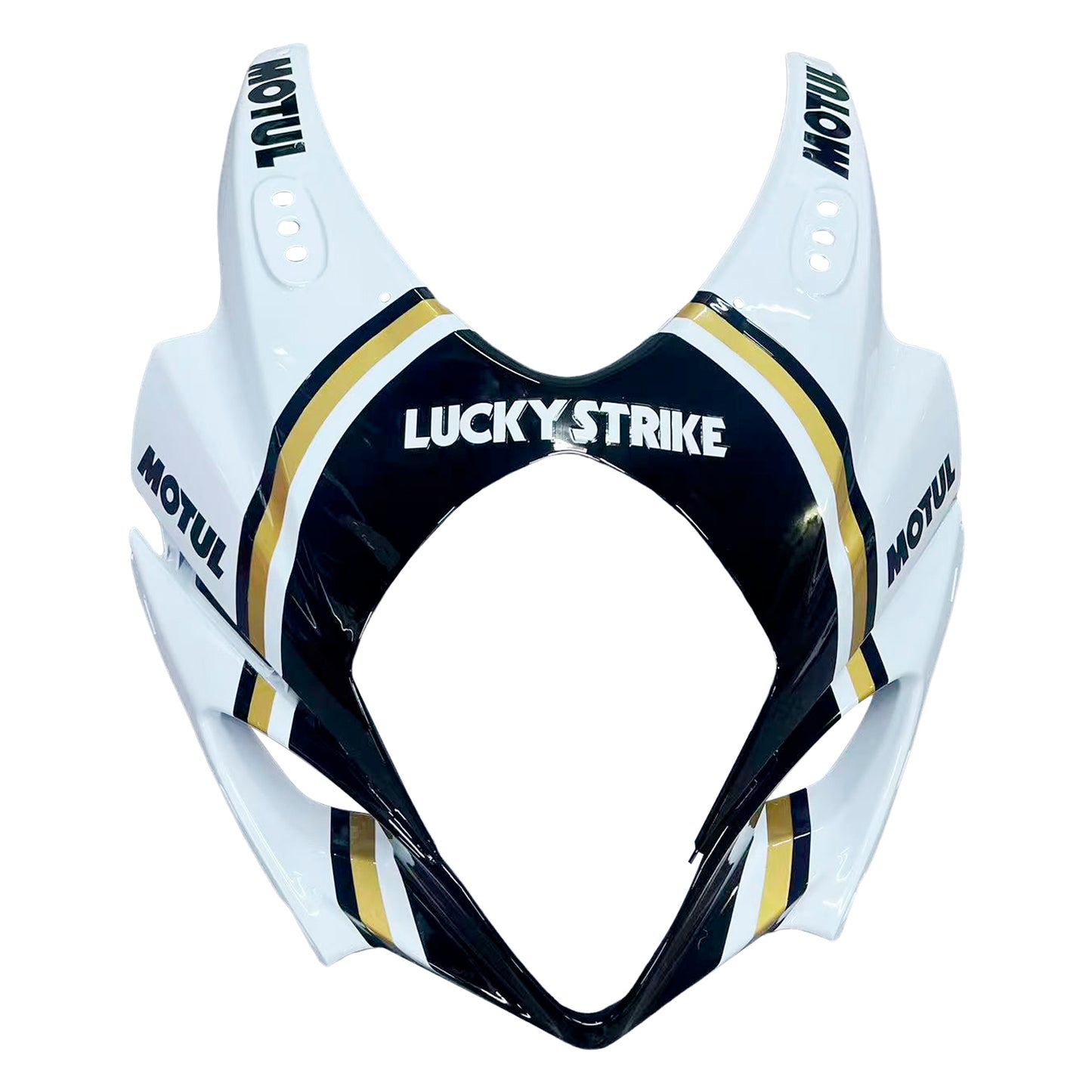 Carene 2007-2008 Suzuki GSXR 1000 Bianco Nero Oro Lucky Strike Generico