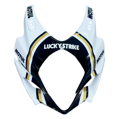 Carene 2007-2008 Suzuki GSXR 1000 Bianco Nero Oro Lucky Strike Generico