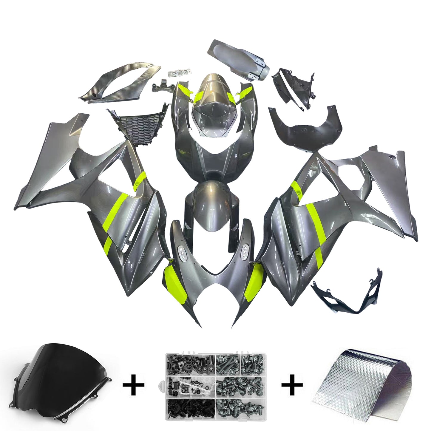 Amotopart Suzuki GSXR1000 2007-2008 K7 Kit carena Carrozzeria Plastica ABS