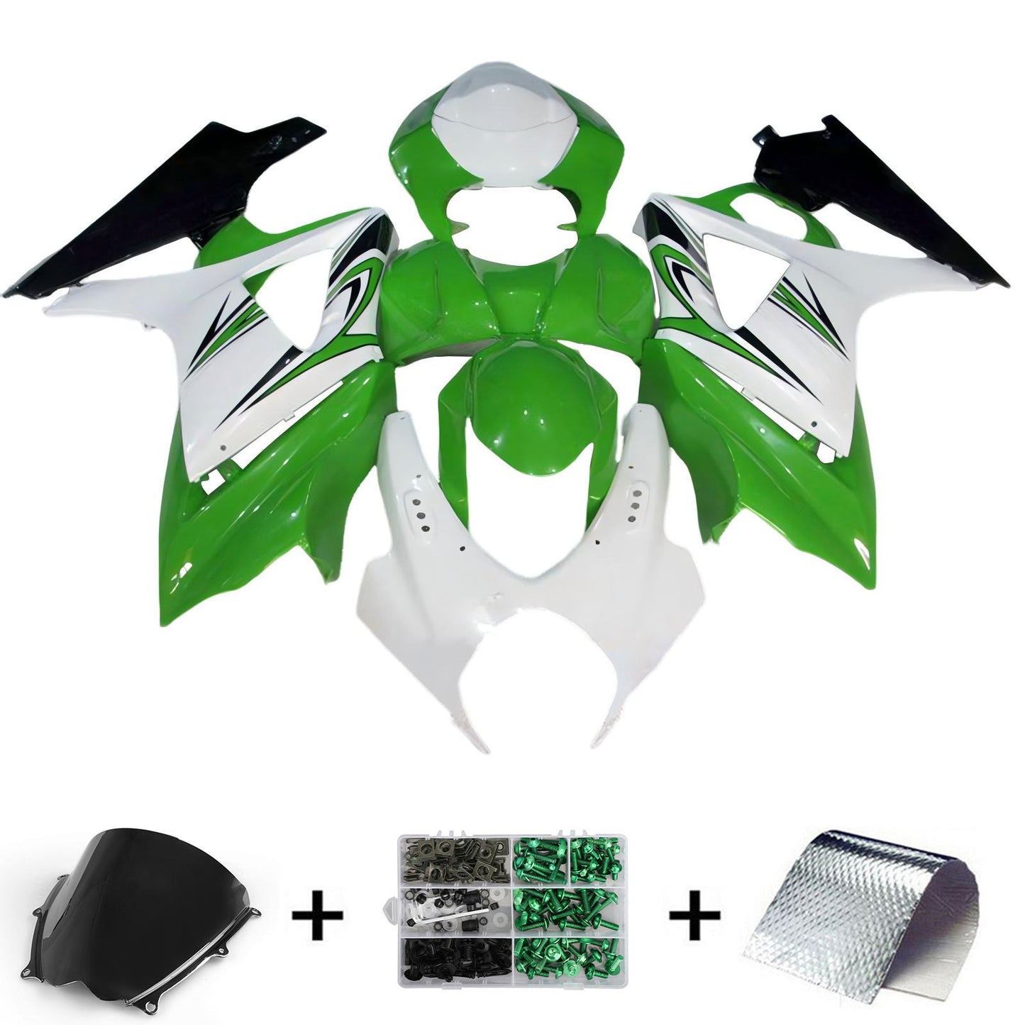 Amotopart Suzuki GSXR1000 2007-2008 K7 Kit carena Carrozzeria Plastica ABS