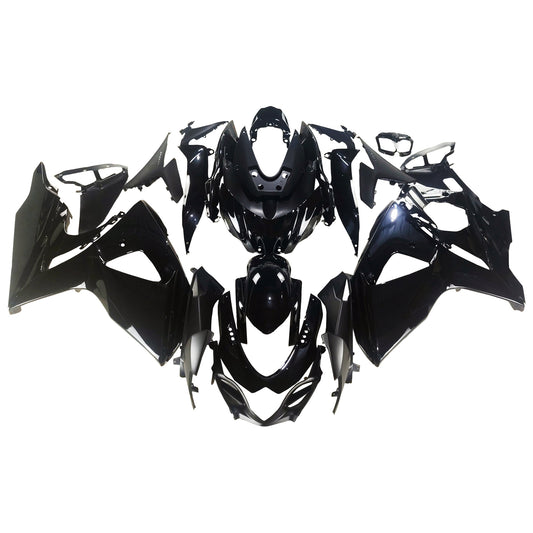 Per GSXR1000 2009-2016 Carenatura per carrozzeria Set di plastica stampata ad iniezione in ABS nero Generico
