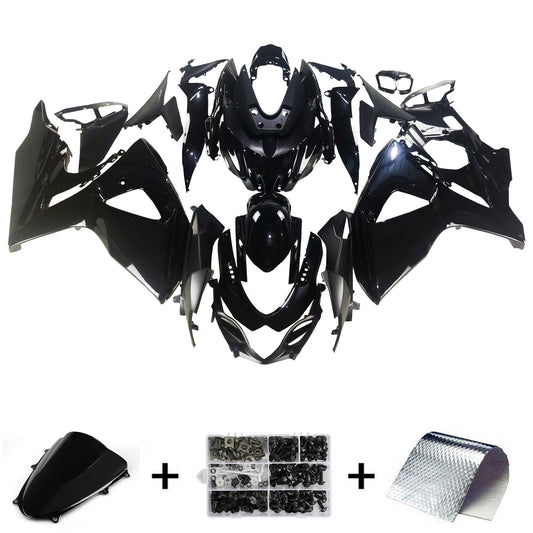 Carene 2009-2016 Suzuki GSXR 1000 All Black GSXR Racing Generico