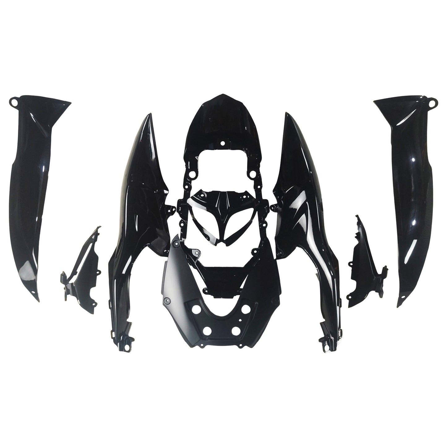 Carene 2009-2016 Suzuki GSXR 1000 All Black GSXR Racing Generico