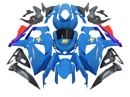Carene 2009-2016 Suzuki GSXR 1000 Blu Rizla Generico