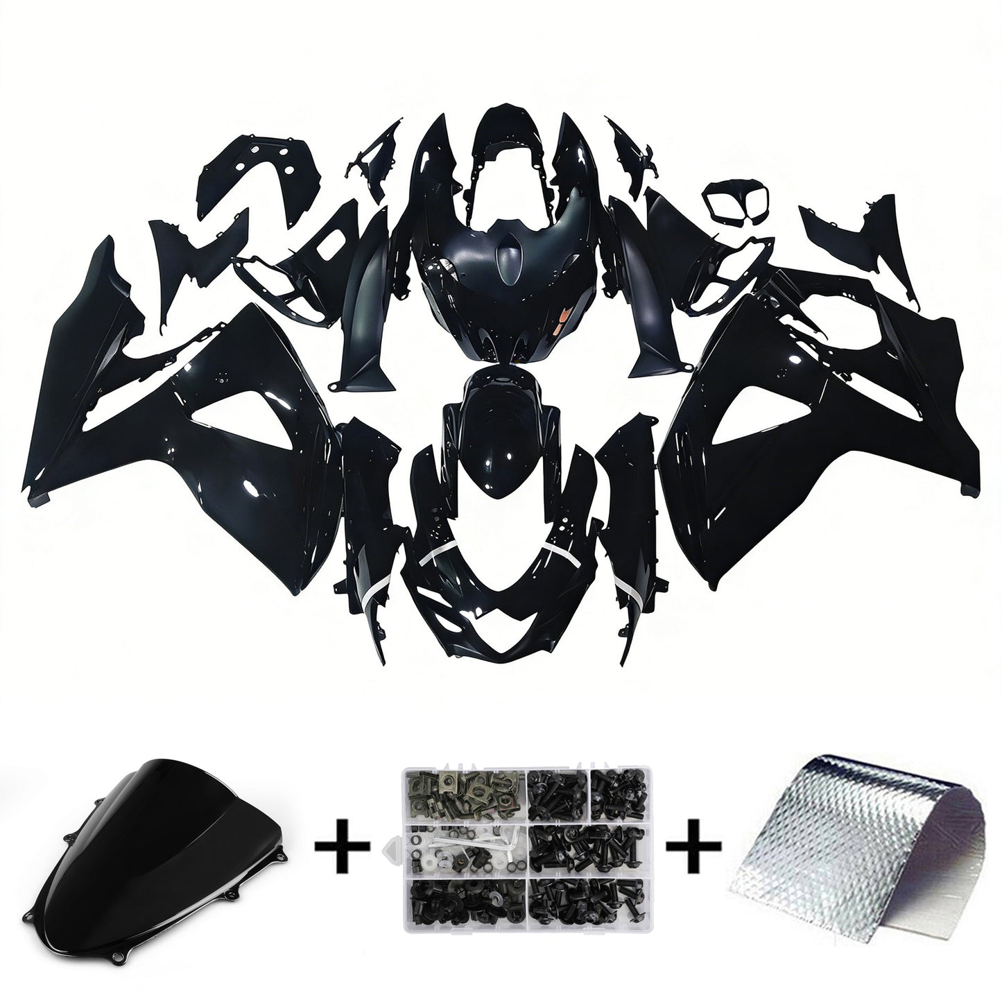 Carene 2009-2016 Suzuki GSXR 1000 Nero Jordan Generic