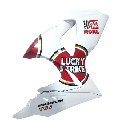 Per GSXR1000 2009-2016 Carrozzeria Carenatura Bianco Lucky Strike ABS Set di plastiche stampate ad iniezione Generico