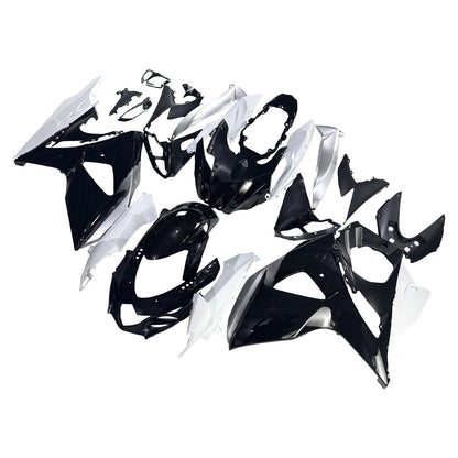 Carene 2009-2016 Suzuki GSXR 1000 Nero &amp; Bianco GSXR Racing Generico