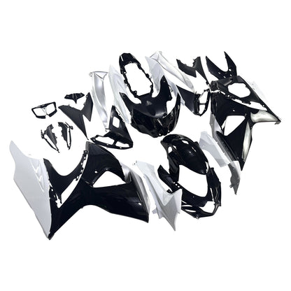 Carene 2009-2016 Suzuki GSXR 1000 Nero &amp; Bianco GSXR Racing Generico