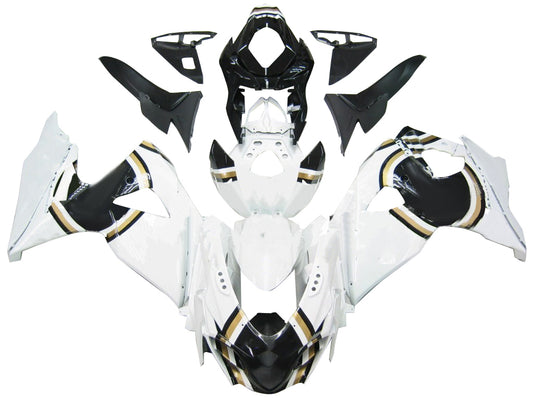 Carene 2009-2016 Suzuki GSXR 1000 White Black Gold Lucky Strike Racing Generic
