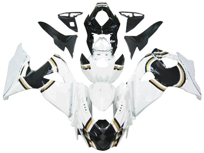 Carene 2009-2016 Suzuki GSXR 1000 White Black Gold Lucky Strike Generic