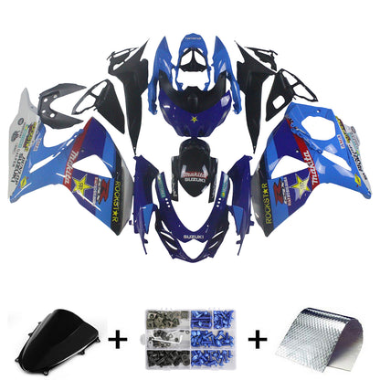 Carene 2009-2016 Suzuki GSXR 1000 Blu Rockstar Racing Generico