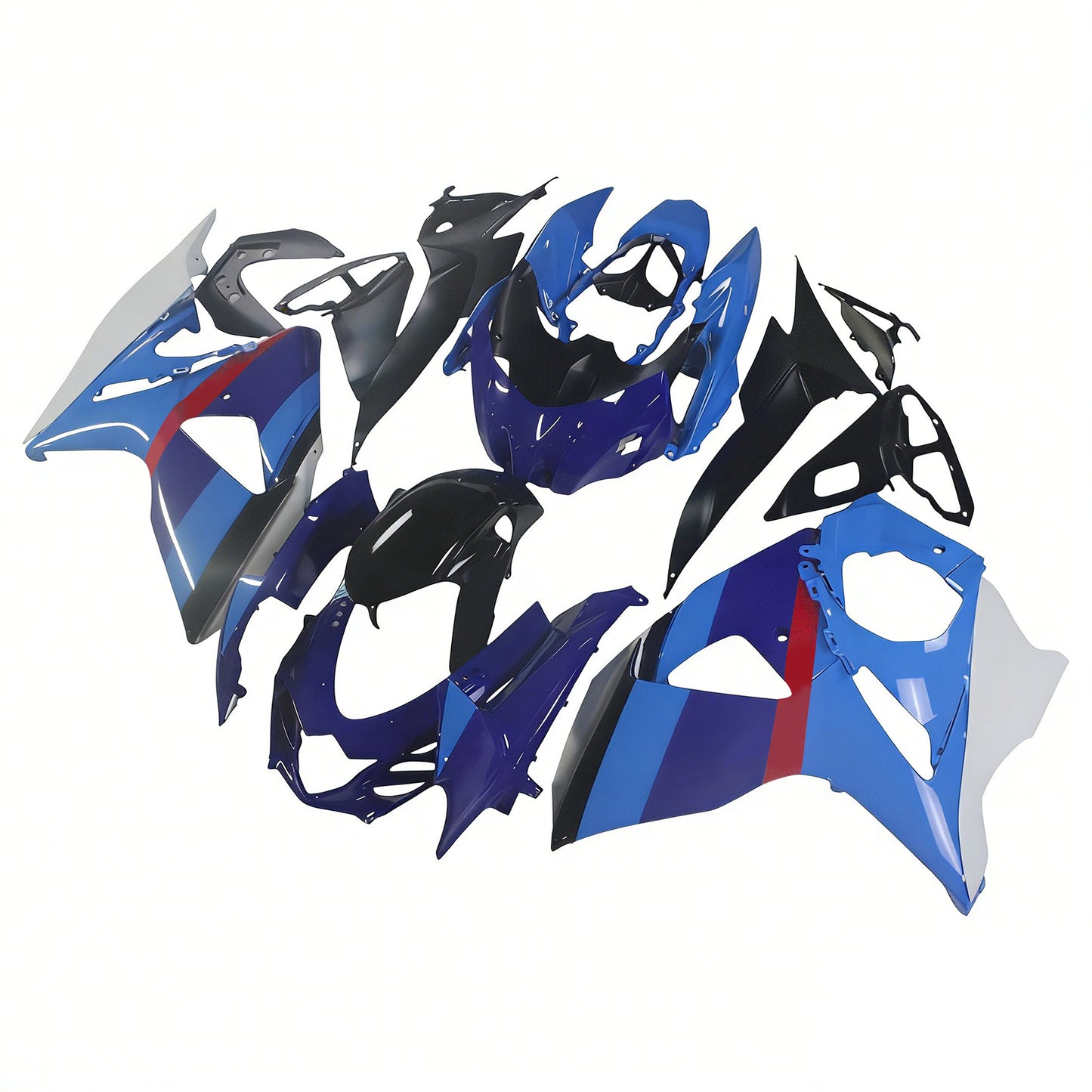 Carene 2009-2016 Suzuki GSXR 1000 Blu Rockstar Racing Generico