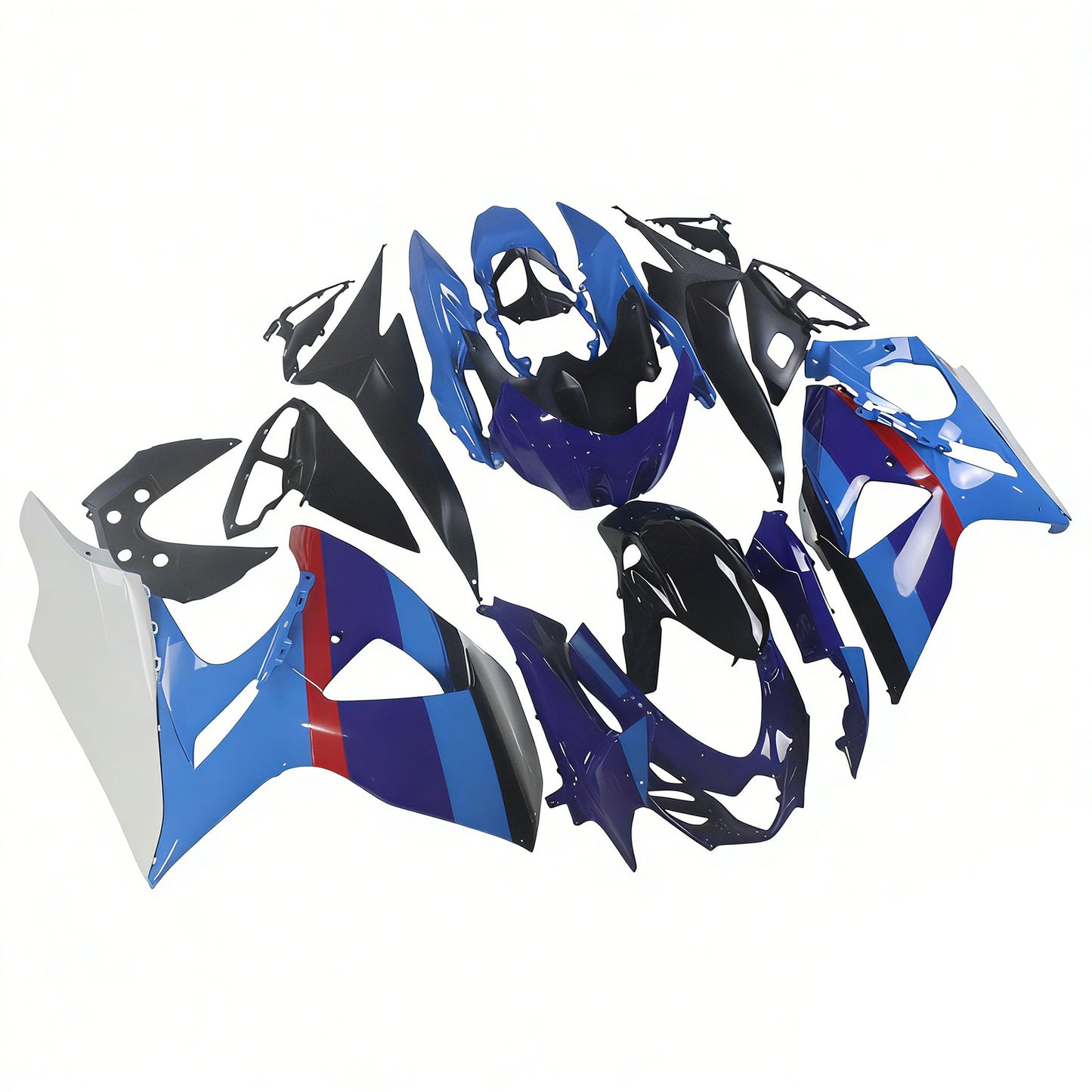 Carene 2009-2016 Suzuki GSXR 1000 Blu Rockstar Racing Generico