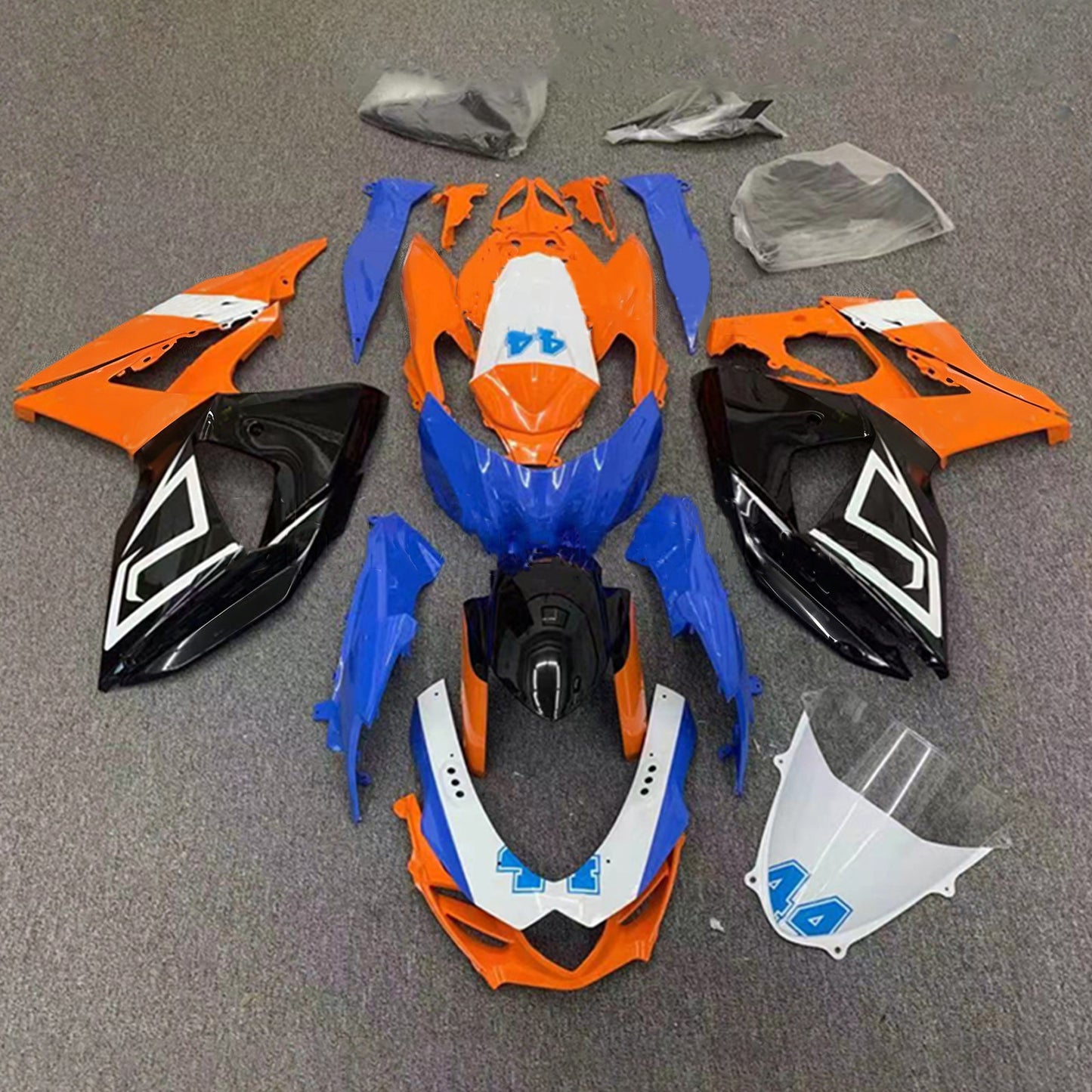 Amotopart Suzuki GSXR1000 2009-2016 K9 Kit carena Carrozzeria Plastica ABS