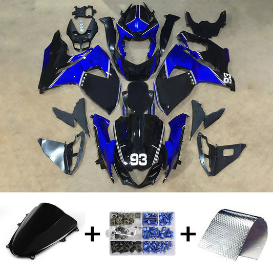 Amotopart Suzuki GSXR1000 2009-2016 K9 Kit carena Carrozzeria Plastica ABS