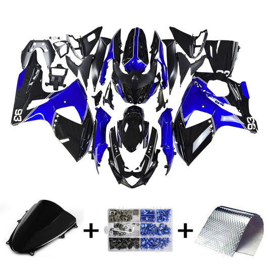 Amotopart Suzuki GSXR1000 2009-2016 K9 Kit carena Carrozzeria Plastica ABS