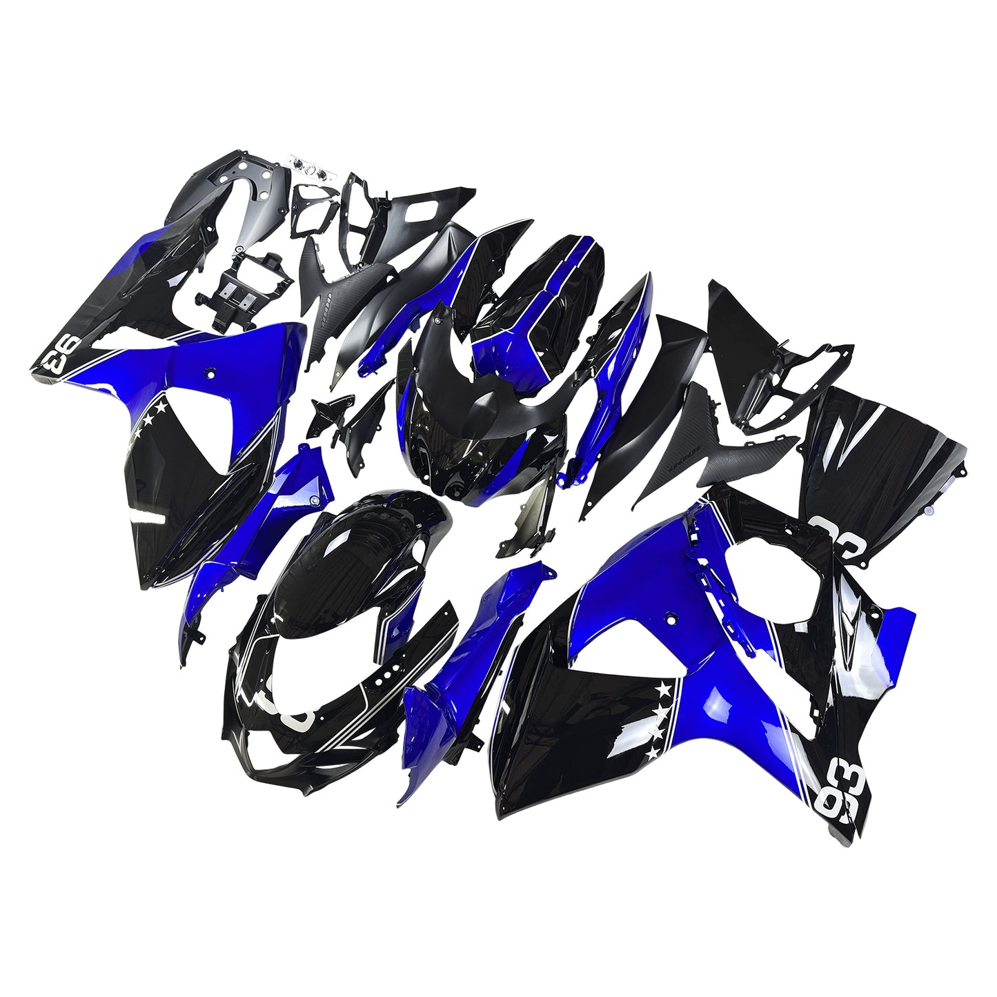 Amotopart Suzuki GSXR1000 2009-2016 K9 Kit carena Carrozzeria Plastica ABS