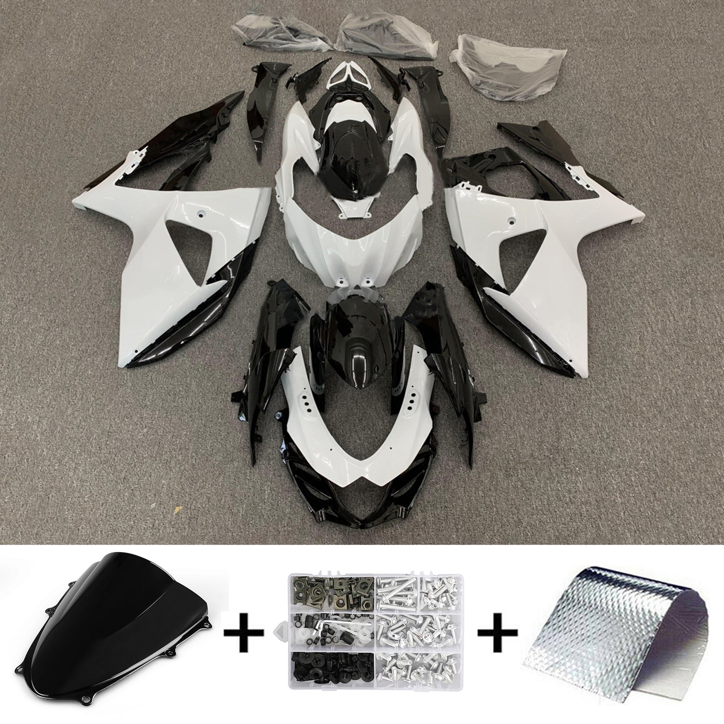 Amotopart Suzuki GSXR1000 2009-2016 K9 Kit carena Carrozzeria Plastica ABS