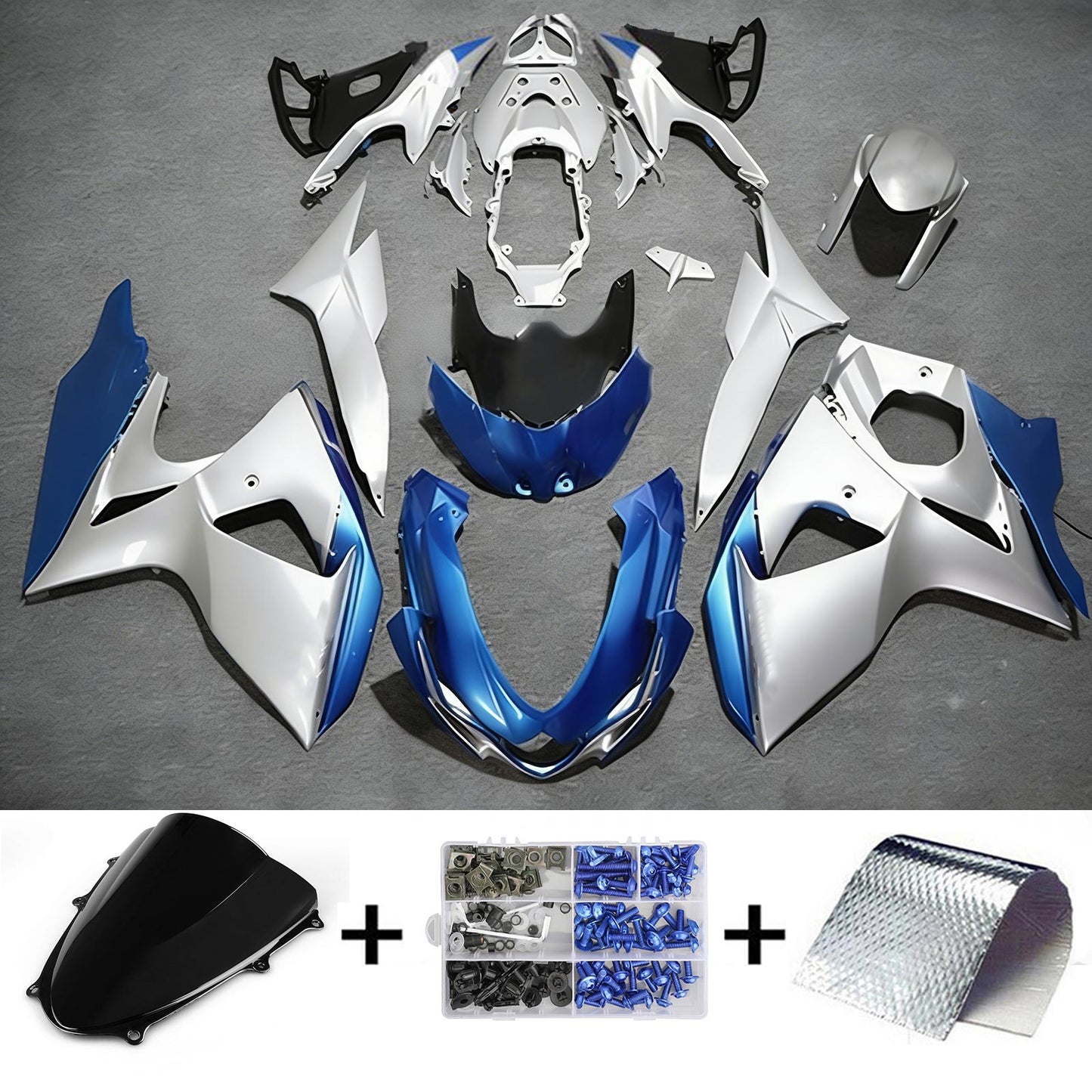Amotopart Suzuki GSXR1000 2009-2016 K9 Kit carena Carrozzeria Plastica ABS